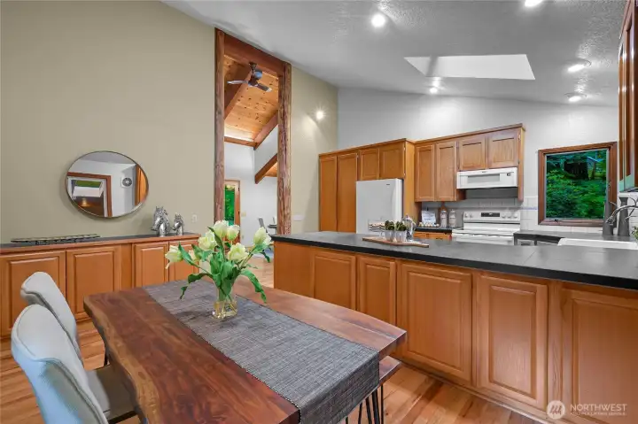 Smaller dining or perhaps office/game? area off Kitchen Smaller dining or perhaps office/game? area off Kitchen