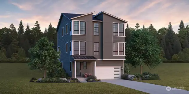 The Obsidian Contemporary by Toll Brothers. Artist rendering.