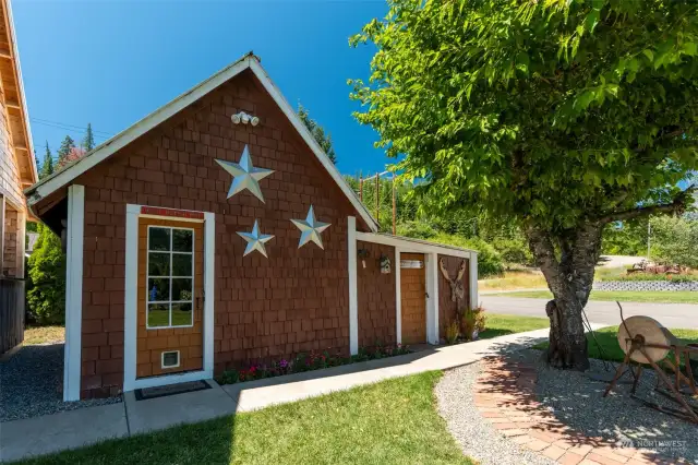 Lots of storage with two garden sheds.