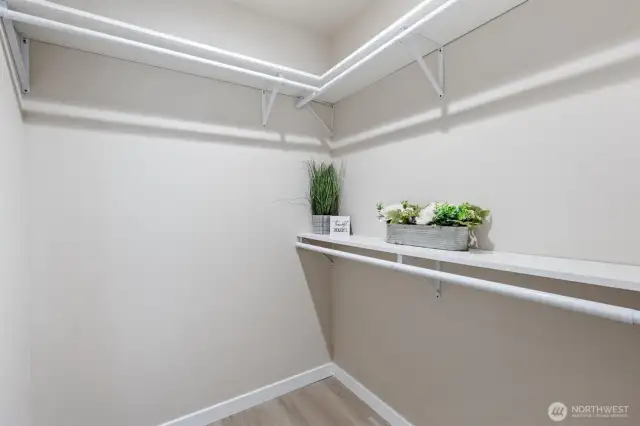 2nd bedroom walk in closet