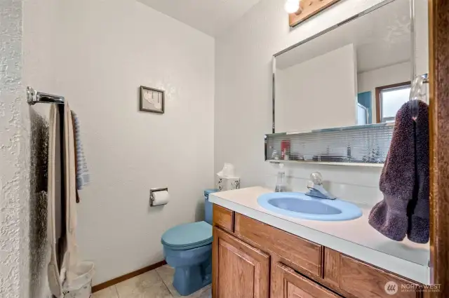 Lower level 3/4 bathroom