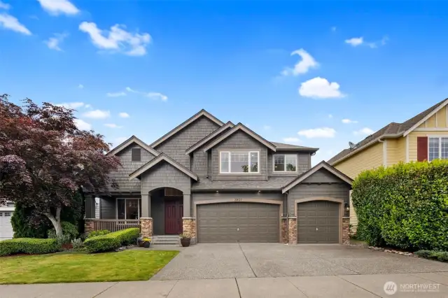 This home has been freshly painted inside and outside.  Mature landscaping allows for a low maintenance yard but still has potential to add personal touches.  Large front porch area for evening cocktails.