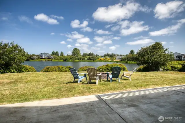 Enjoy roasting marshmellows while taking in the breeze of the canal