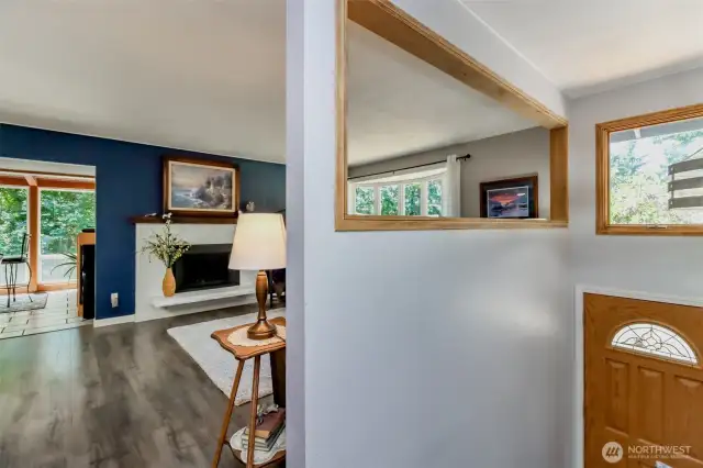 Head downstairs to the versatile lower level