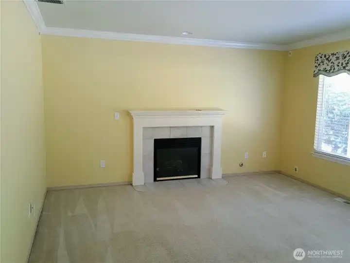 Family Room with Gas Fireplace