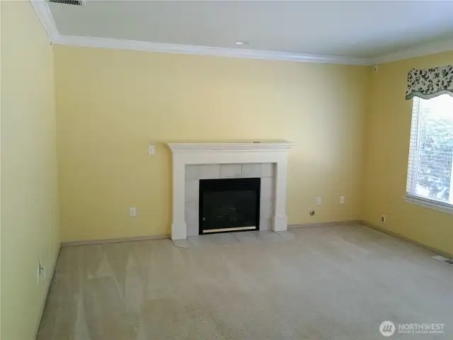 Family Room with Gas Fireplace
