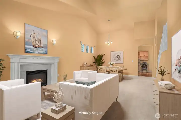 Living Room and Dining Room Areas