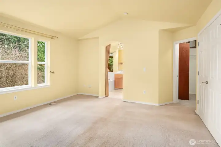 Primary with View of Walk In Closet and Ensuite