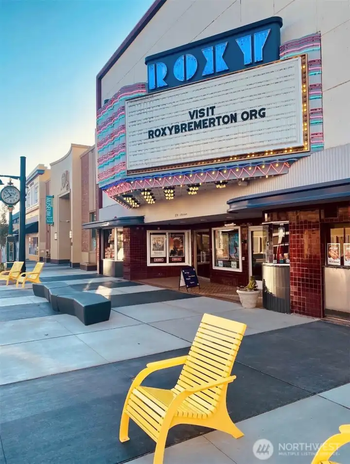 Roxy Theatre down the street.