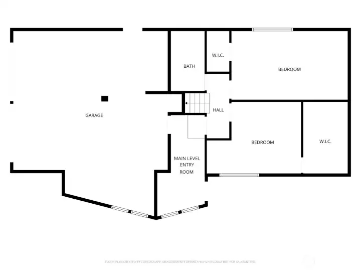 Main floor plan and 2+ car garage