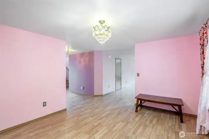 Dining room could be used as an office, work out room, craft room or ???