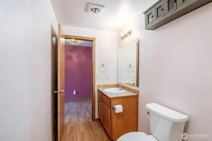 Main floor guest bathroom