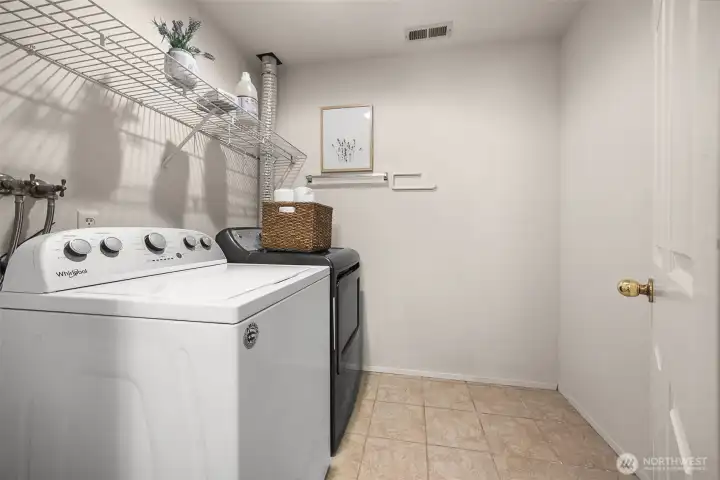 Utility room in the daylight basement