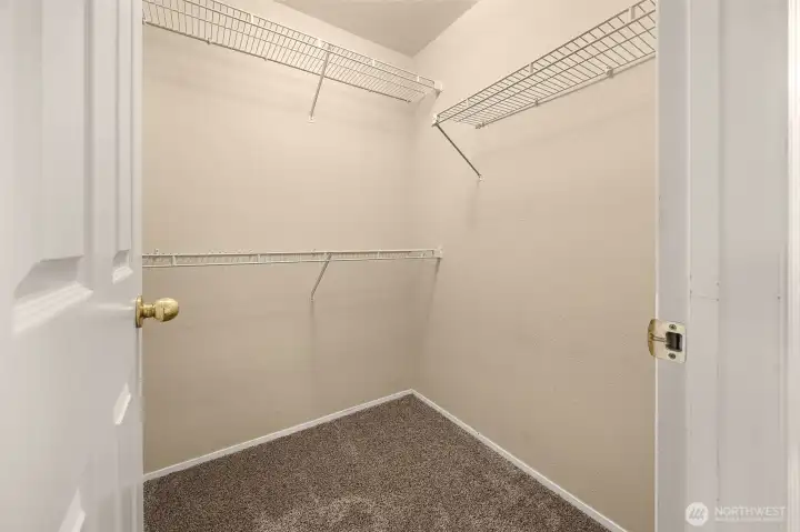 Walk-in closet for the third bedroom