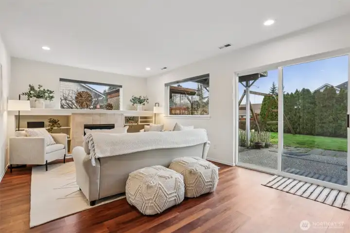 Lower level rec room