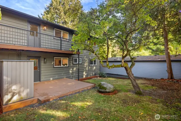 All new decking and railings for 2nd level