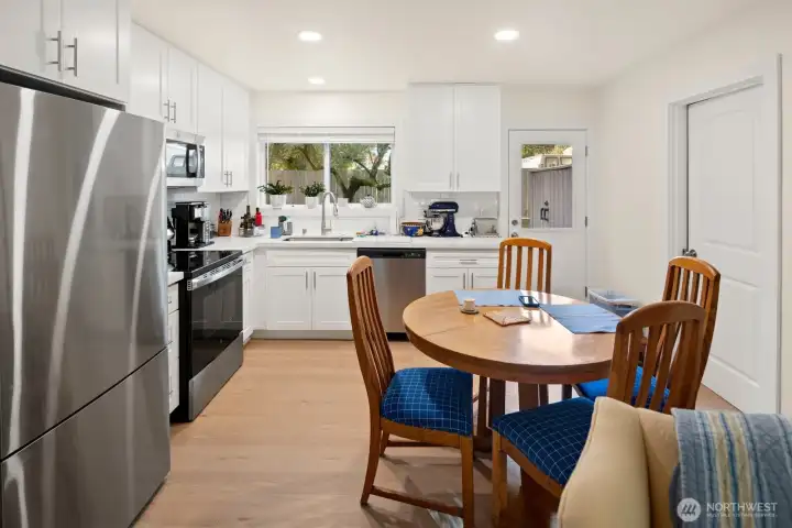 UNIT A - eat in kitchen