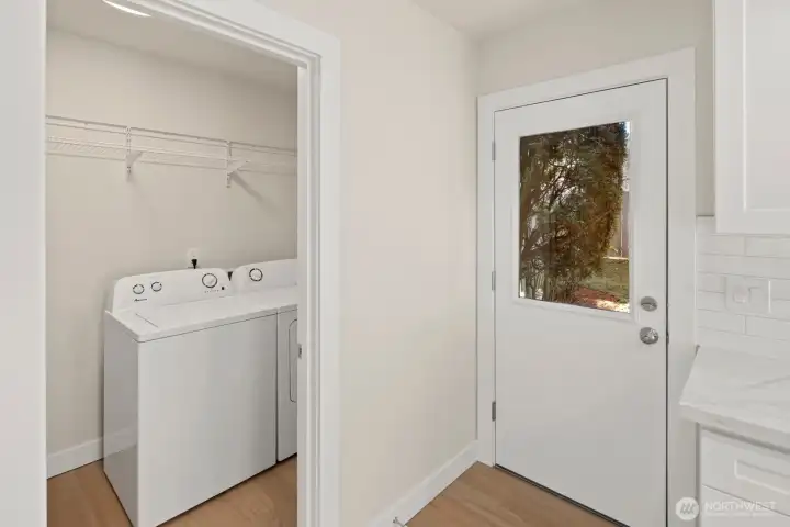 Unit B - Utility Room & Main Level Entry