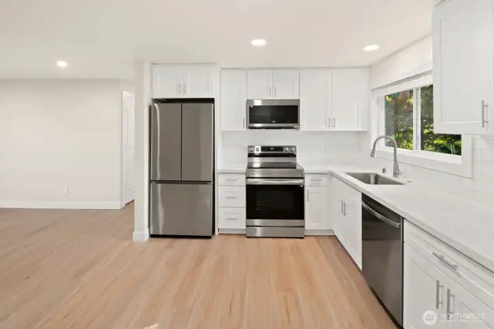 UNIT C - open concept into family room