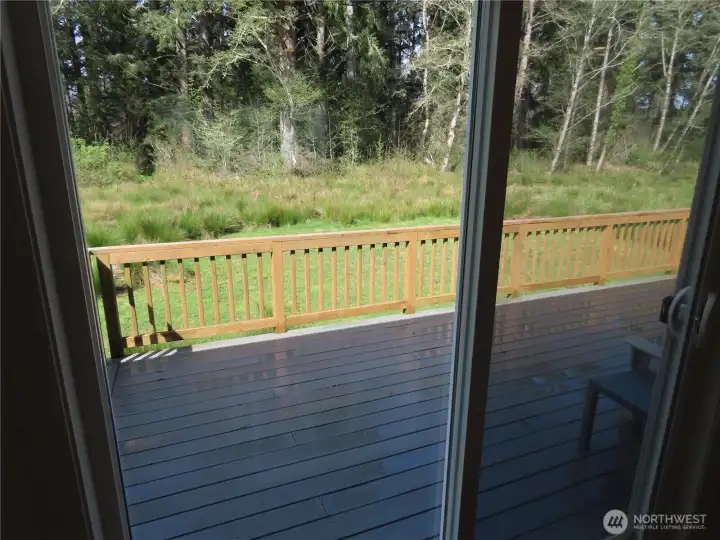 Deck out back