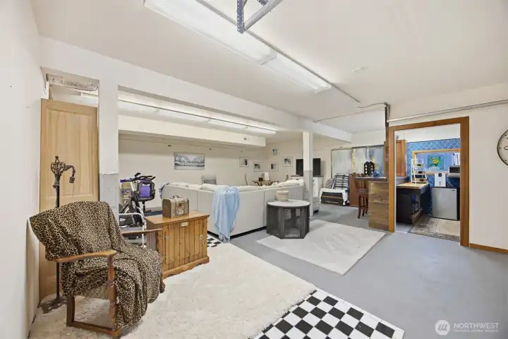 Downstairs Finished Space