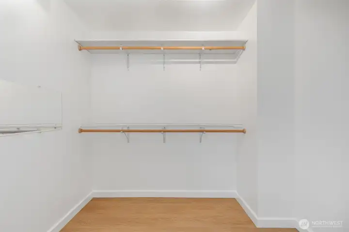 A giant walk-in closet.