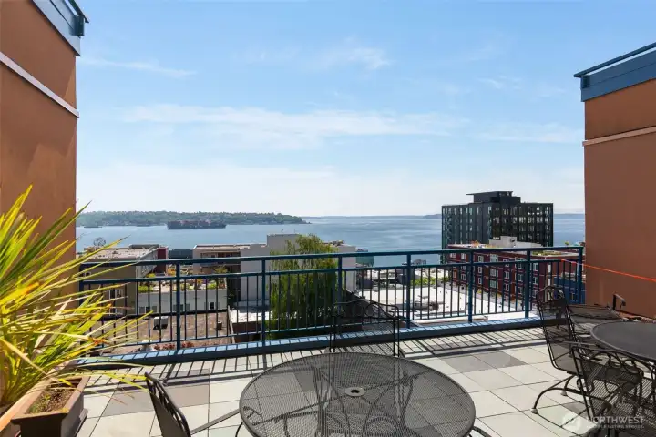 Not too high up so it's not too windy to linger.