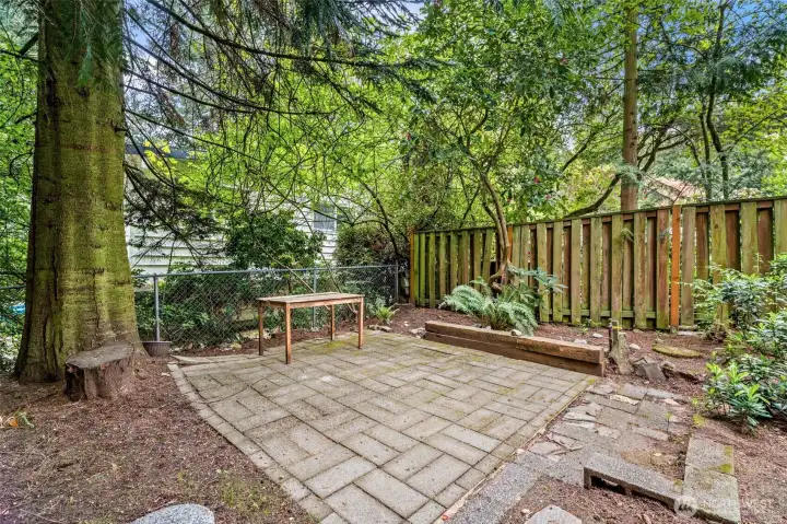 Extended patio space.