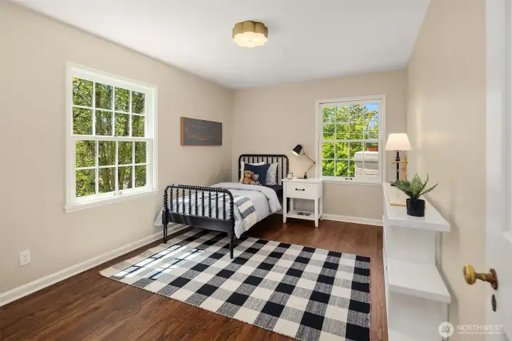 This is the second of the 4 upstairs bedrooms.