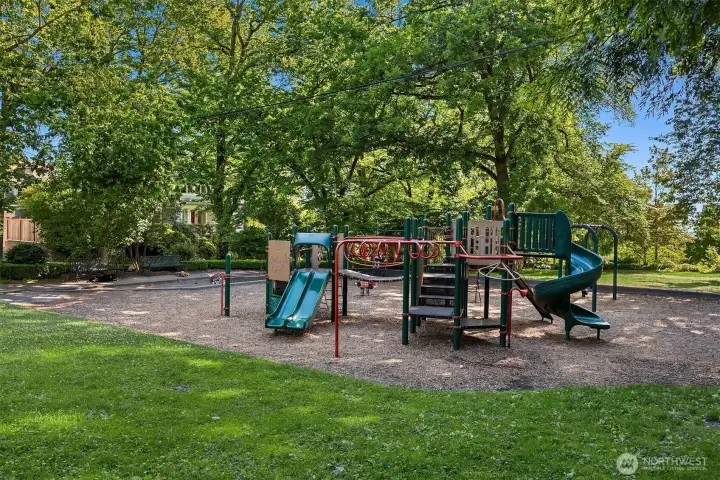 The City of Seattle is planning a $627,000 upgrade to the play area- construction to start in early 2027.