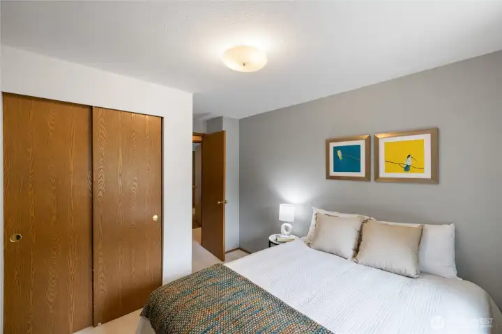 2nd bedroom with a double closet 2nd bedroom with a double closet