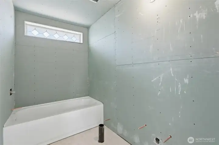 Prepped for Main Bathroom attached to bedroom