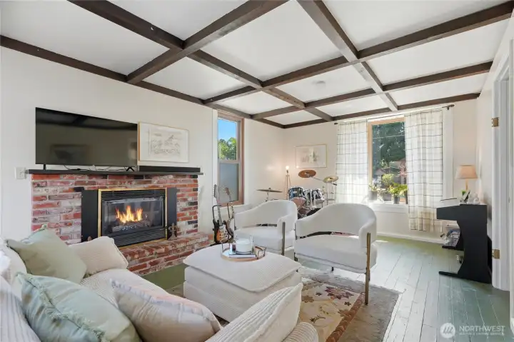 Family Room with Fireplace