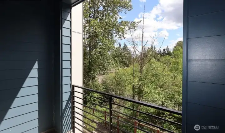 View from patio