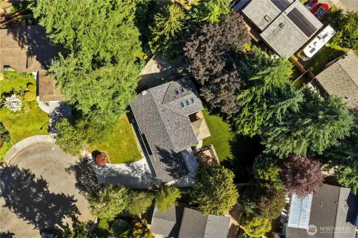 Lot is way bigger than you think - lots of space in this end of cul-de-sac home. Lot is way bigger than you think - lots of space in this end of cul-de-sac home.