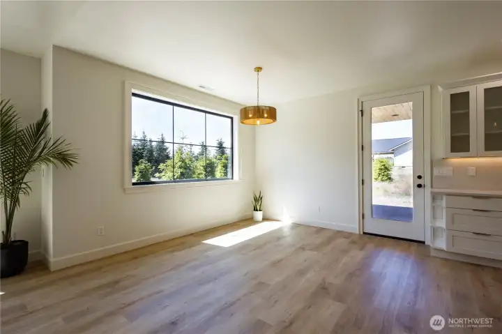 Dining Area leading out to covered deck