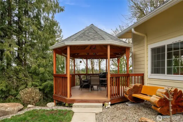 New Gazebo just off Kitchen area