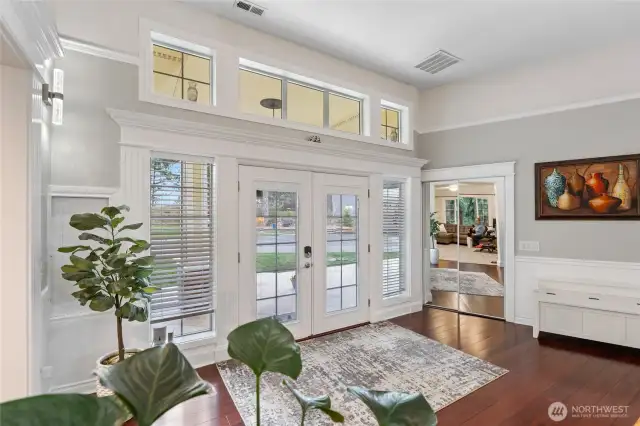 Beautiful light filled Main Entry