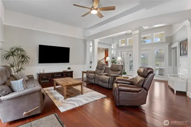 Open concept Living area