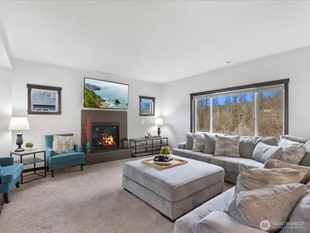 Spacious main floor living room.