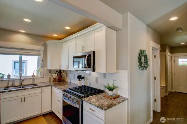 Fresh white cabinets