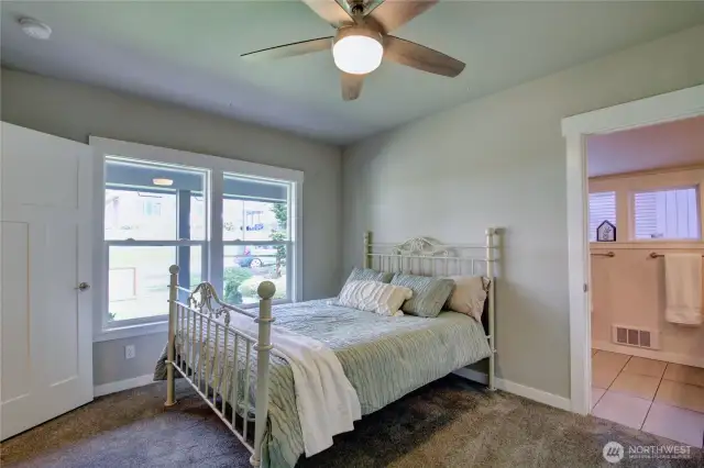 Light filled main bedroom