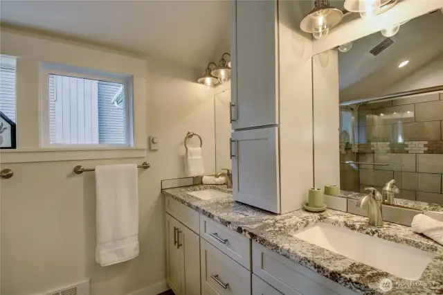 Double vanities in main bath