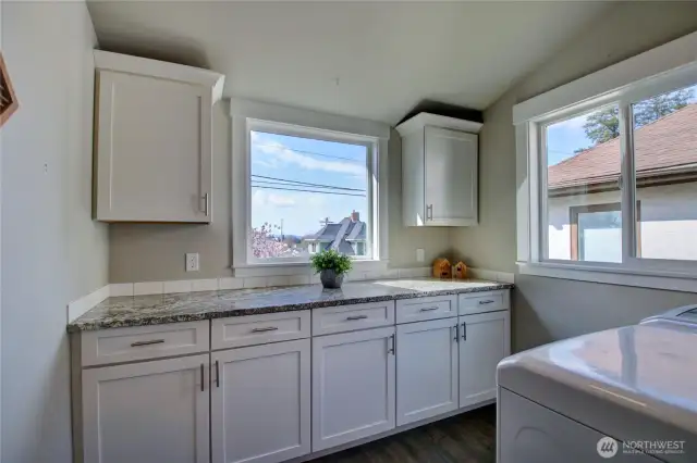 Huge light filled laundry space