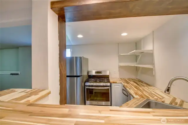 Lower level kitchen