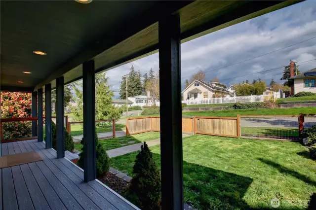 Classic covered front porch