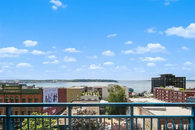 View of Elliot Bay on the Private Balcony!