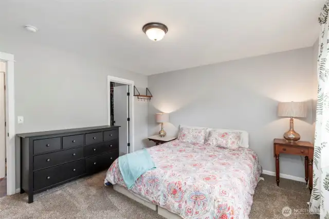 Primary Bedroom with walk-in closet.