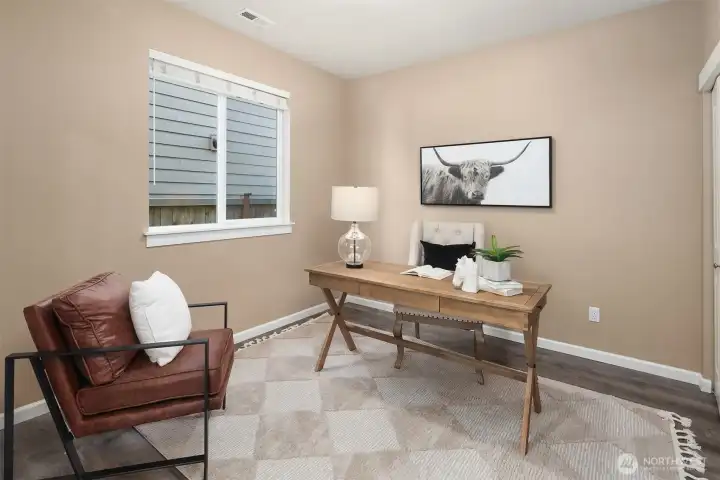 Main floor home office or bedroom