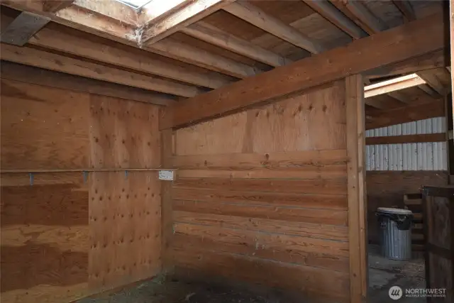 inside stable/shed left